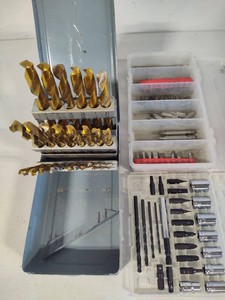Assortment of Drill Bits - Some Heavy Duty