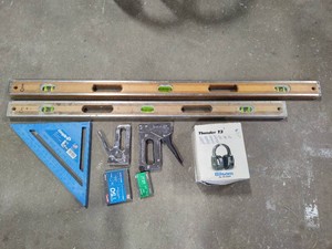 Misc Tools  Levels, Ear Protection, Square, Nail Guns, Etc.