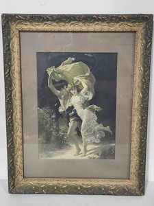 Pierre Auguste Cot The Storm Framed Art
