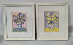 Colorful Floral Framed Artwork