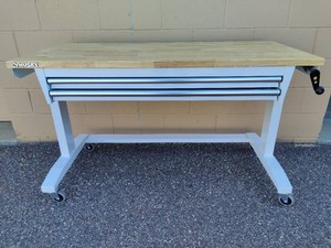 Husky 52 Adjustable Height Work Table