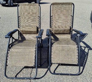 Pair of Zero Gravity Lounge Chairs