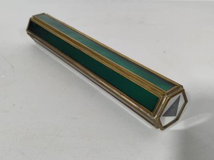 Vintage Green Glass Kaleidoscope