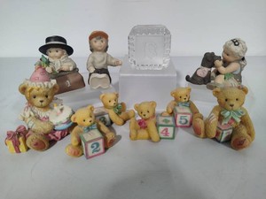Birthday Bear & Porcelain Figurines
