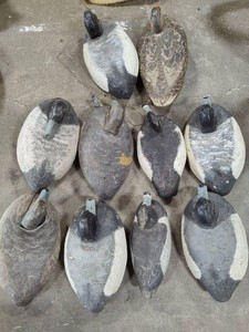 Burlap Bag wDuck Decoys