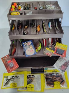 Fishing Tackle Box wAwesome Lures