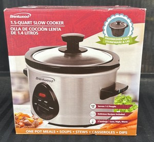 Brand New Brentwood 1.5 quart slow cooker