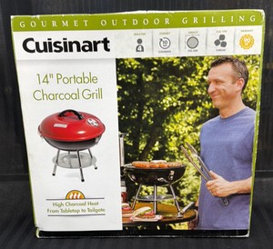 Brand New Cuisine Art 14 inch portable charcoal grill