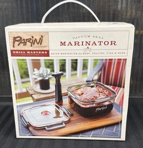 Brand New Parini, Vacuum Seal, Marinator Grill Masters collection