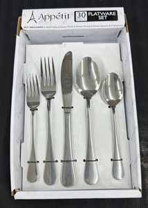Brand New  Appetit 30 piece flatware set