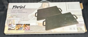 Brand New Parini cookware reversible cast-iron griddle