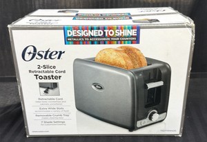 Brand New Oster two slice retractable cord toaster