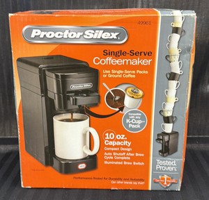 Brand New Procror Silex black color, single serve coffee maker