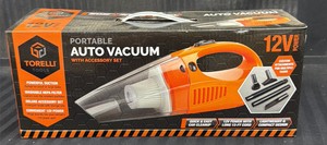 Brand New Torelli tools, portable auto vacuum with accessory set