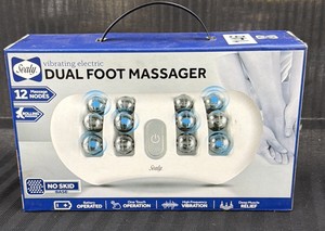 Brand New Sealy, vibrating, electronic, dual foot massager