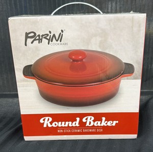 Brand New Parini cookware round, bake, nonstick, ceramic bakeware dish