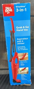 Brand New Dirt Devil three and one grab and go hand vacuum