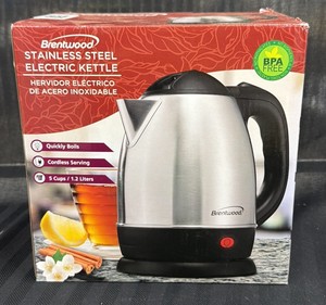 Brand New Brentwood stainless steel electric kettle