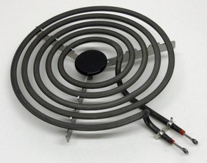 One Case of 10 boxes of brand new electric stove burners there are 10 boxes. Each box has  4 Burners - 40 burners total. MP22YA Electric Range Burner Element Unit Set 2- MP15YA 6 2- MP21YA 8