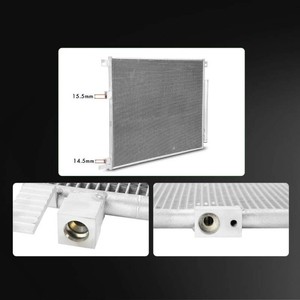 AC Condenser w Receiver Drier w Bracket for Toyota Highlander 2020 2021 2022 - condenser slight damage