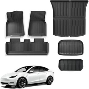 Floor Mats for Tesla Model Y 2024 2023 2022 2021 TPE All Weather