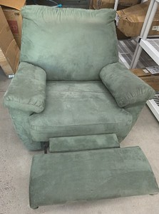 Green color polyester, fiber, rocker recliner