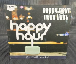 Brand New happy hour neon light 8 x 7 LED neon light