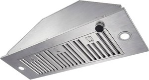 $284 JOCO 36 Inch Range Hood Insert, 900 CFM, 4-Speed, Knob Control