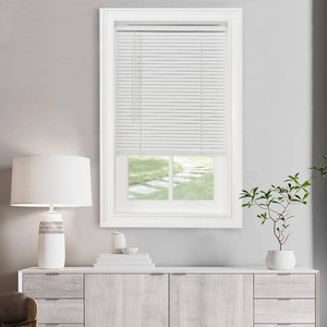Cordless Light Filtering Mini Blind, 38 x 64 in, Pearl White