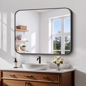 Koonmi Bathroom Wall Mirror,28x36 Inch Large Vanity Mirror for Over Sink