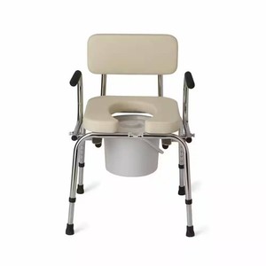 Heavy Duty Padded Drop-Arm Commode