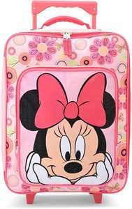 Fast Forward Minnie Mouse Girls Luggage 16 Soft Side Wheeled Pilot Case- Rolling Suitcase 16x12x5