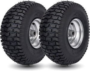 15x6.00-6 Lawn Mower Tire for Craftsman Husqvarna Riding Mowers Lawn