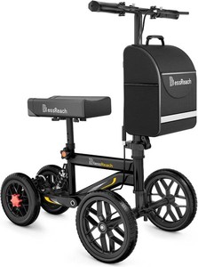 $140 BlessReach All Terrain Knee Walker Scooter for Adults for Foot Injuries