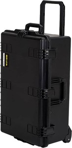 $280 MEIJIA Premium Waterproof Rolling Hard Camera Case,Hard Protective Case with customizable fit foam and wheels,Full Protection with Light&Convenient Design,Elegant Black (31.3X20.3X12.25)