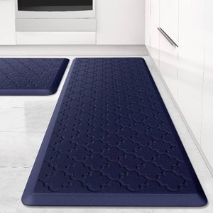 Kitchen Mat 2 PCS Cushioned Anti-Fatigue Floor Mat Standing Mat for Kitchen