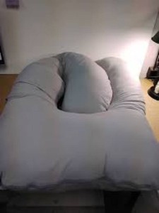 Momcozy U-Shaped Pregnancy Pillow Full Body, Grey  eBay