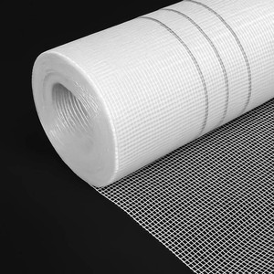 3.2 x 164 ft Fiberglass Mesh Roll White Plastering Mesh Enhanced Strength and Stability for Wall Crack Interior Exterior Wall Construction and Ceilings Seam Repair Reinforcement