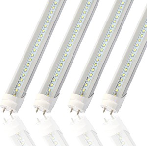 2FT T8 LED Tube Light,12W(30W Equivalent),Type AB Plug & Play, 4-Pack