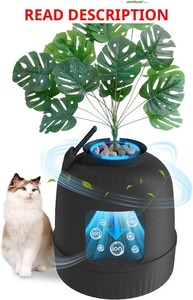 $130 Lifewit Hidden Plant Cat Litter Box with Electric Odor Control System Black