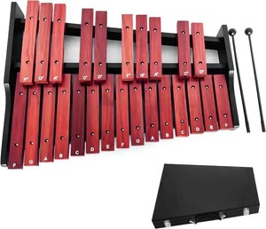 Marimba Wooden Xylophone 25 key, vod do hudby with Carrying Case