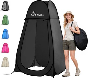 WolfWise Pop Up Shower Tent for Camping Essentials, Compact & Lightweight