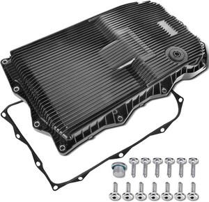 HYR 265-850 Transmission Oil Pan with Bolts Fit for Ram 1500 2500 3500 & Jeep Grand Cherokee & Chrysler 300, Charger, Challenger, Durango, 8-Speed Automatic Transmission Pan with Gasket & Drain Plug