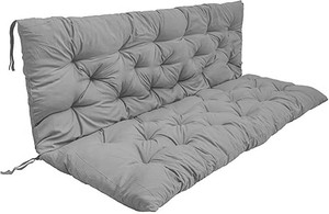 $143 Swing Replacement Cushions with Backrest 47x39x4in, 2-3 Seater Swing Replacement Cushions, Waterproof Thickened Garden Bench Cushion with Backrest, Outdoor Backrest Cushion