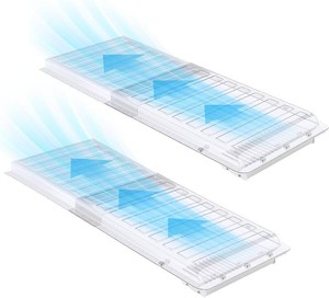 Touri 2 Pcs Magnetic Air Vent Extender for Under Furniture, Up to 28