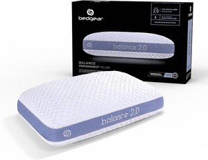 Bedgear Balance Performance Pillow   2.0 - Moisture Wicking Bed Pillow for All Sleep Positions - Medium Firmness Bed Pillow - Washable Removable Cover   20 W x 26 L x 5.75 H