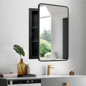 $126 18x26 Medicine Cabinet with Mirror, Bathroom Storage Cabinet Mirror
