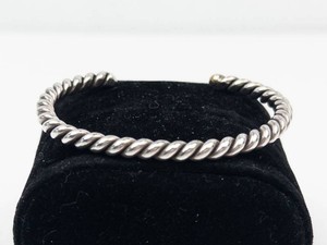 Handmade Sterling Silver Spiral Rope Cuff Bracelet