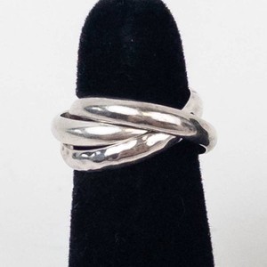 Silpada Sterling Silver Crisscross Ring Size 7