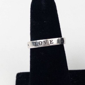 BSD Sterling Silver True Love Waits Ring Size 8.25